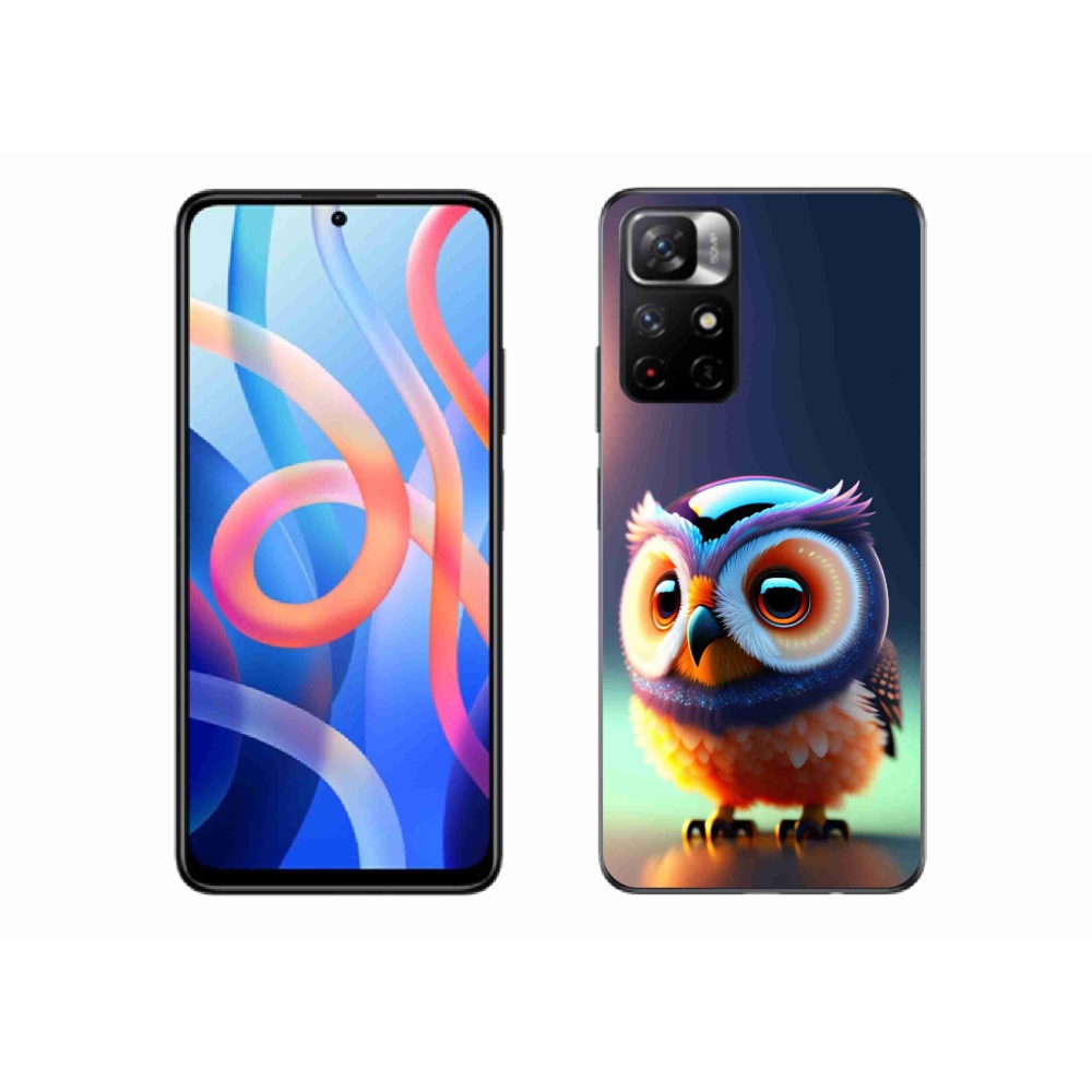 Gelový kryt mmCase na Xiaomi Redmi Note 11S 5G - sovička