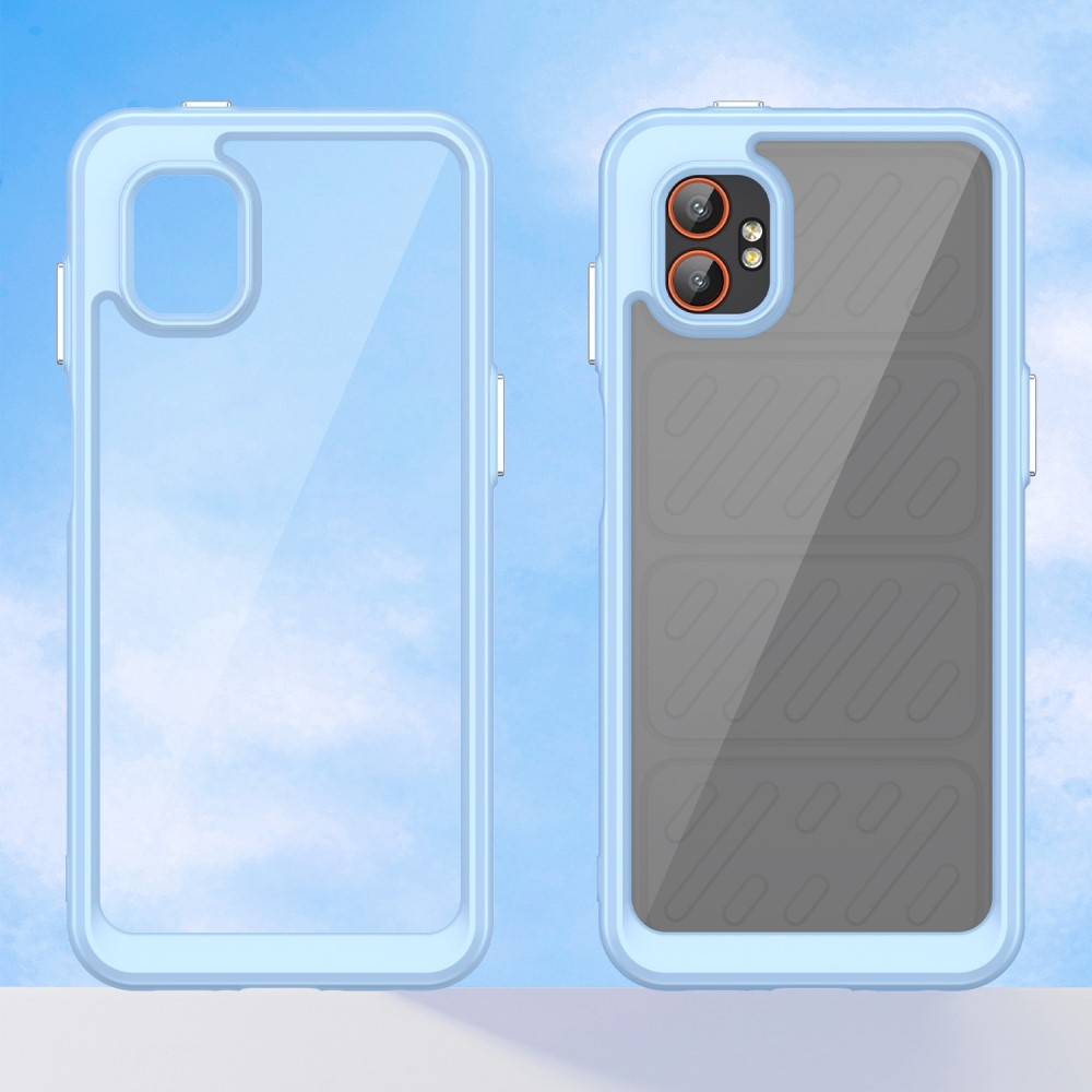 Gelový obal s pevnými zády na Samsung Galaxy Xcover 7 Pro - modré