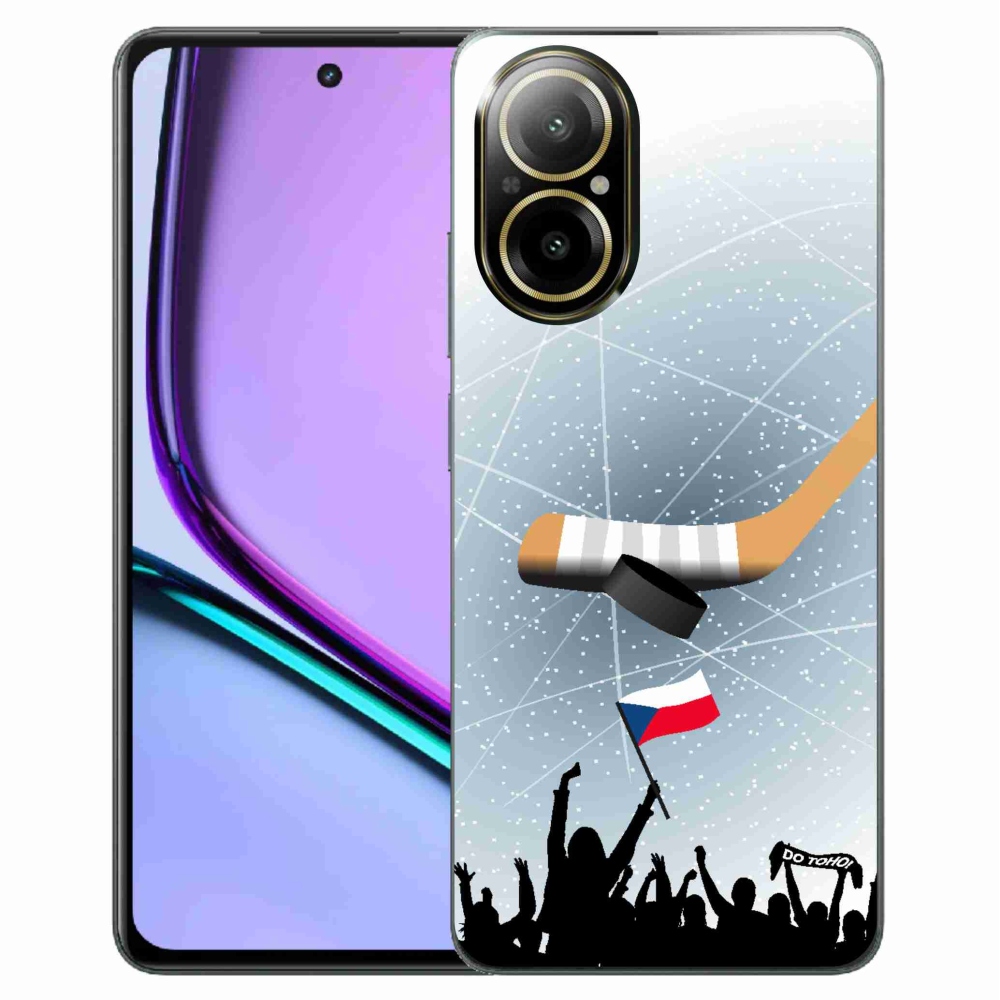 Gelový kryt mmCase na Realme C67 - fanoušci hokeje