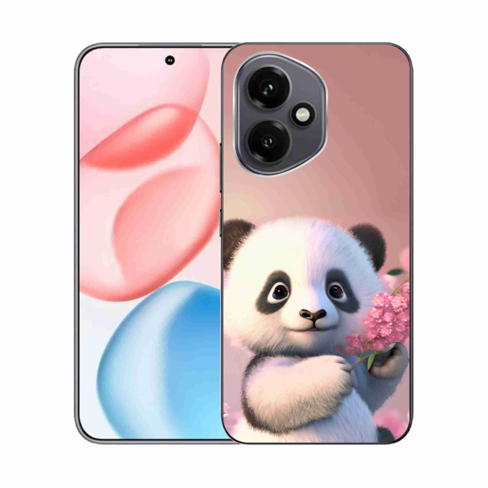Gelový kryt mmCase na Honor 400 - roztomilá panda