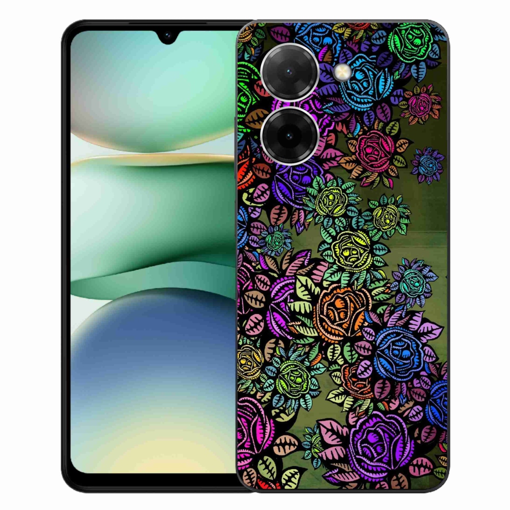 Gelový kryt mmCase na Xiaomi Redmi A5 (173.45x79.35x8.45mm) - květiny 6