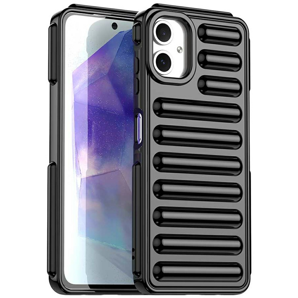 Stripe odolný kryt na Samsung Galaxy A06 4G - černý