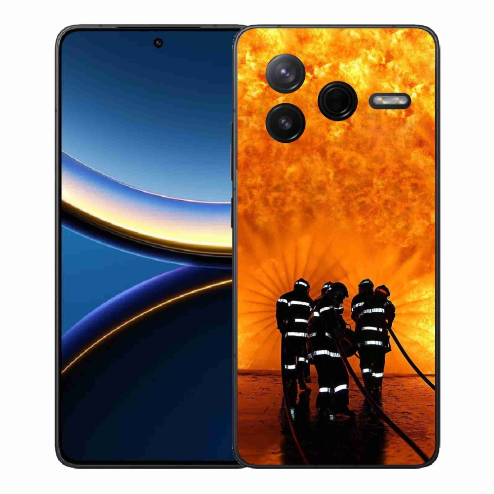 Gelový kryt mmCase na Xiaomi Poco F7 Pro - požár