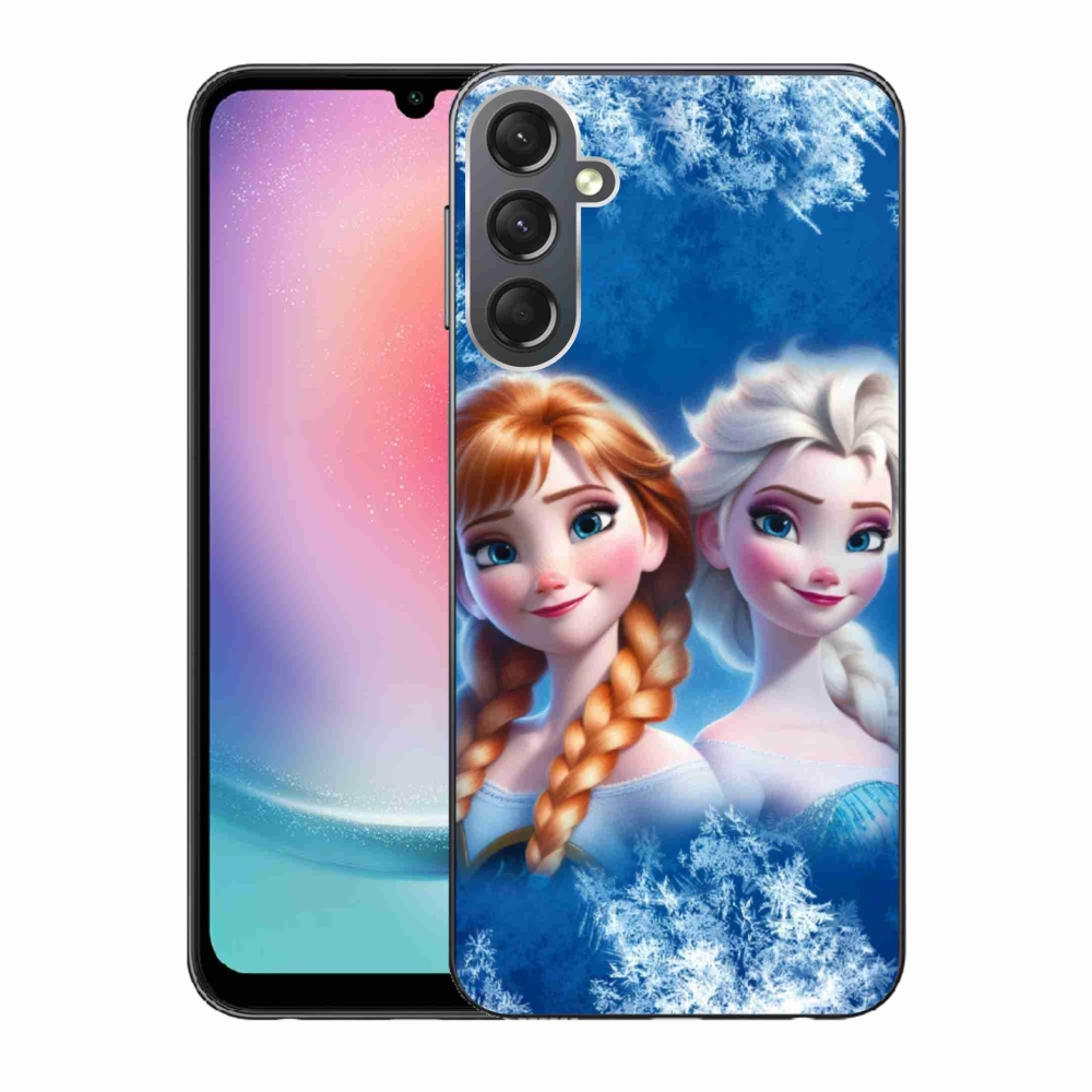 Gelový kryt mmCase na Samsung Galaxy A24 - ledové království 2