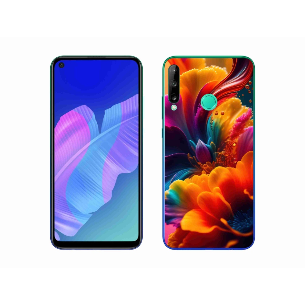 Gelový kryt mmCase na Huawei P40 Lite E - abstraktní motiv 2