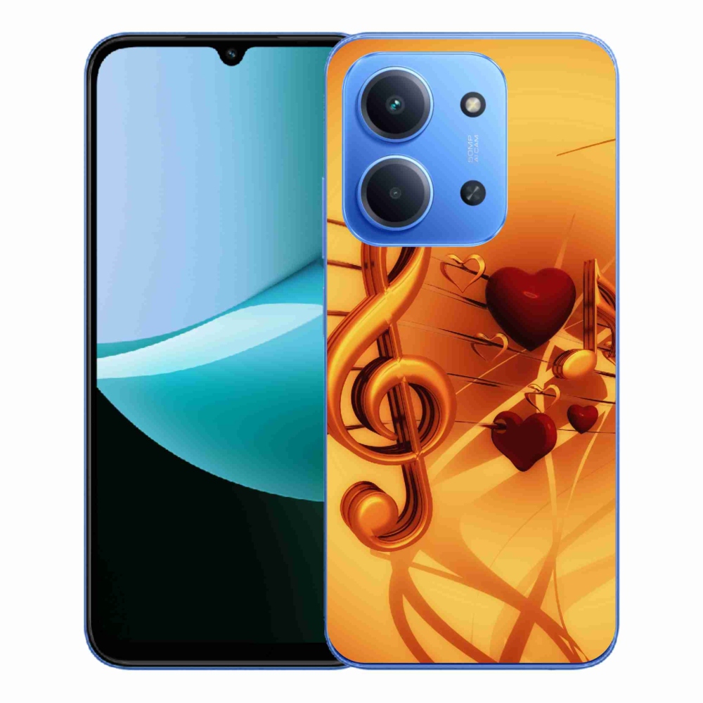 Gelový kryt mmCase na Xiaomi Redmi 15C 4G/5G (173mm) - noty