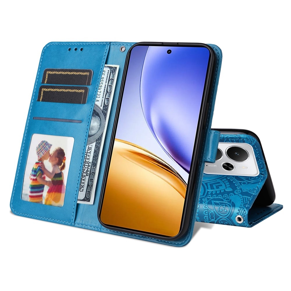 Sunflower knížkové pouzdro na Realme 14 5G - modré