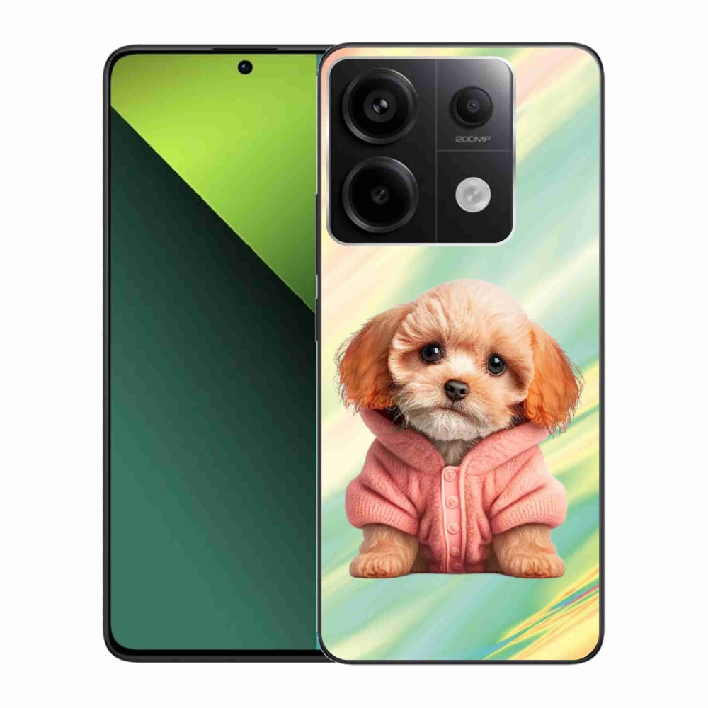 Gelový kryt mmCase na Xiaomi Redmi Note 13 Pro 5G/Poco X6 5G - štěně ve svetru