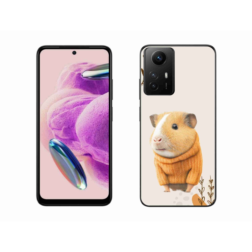 Gelový kryt mmCase na Xiaomi Redmi Note 12S - morče ve svetru