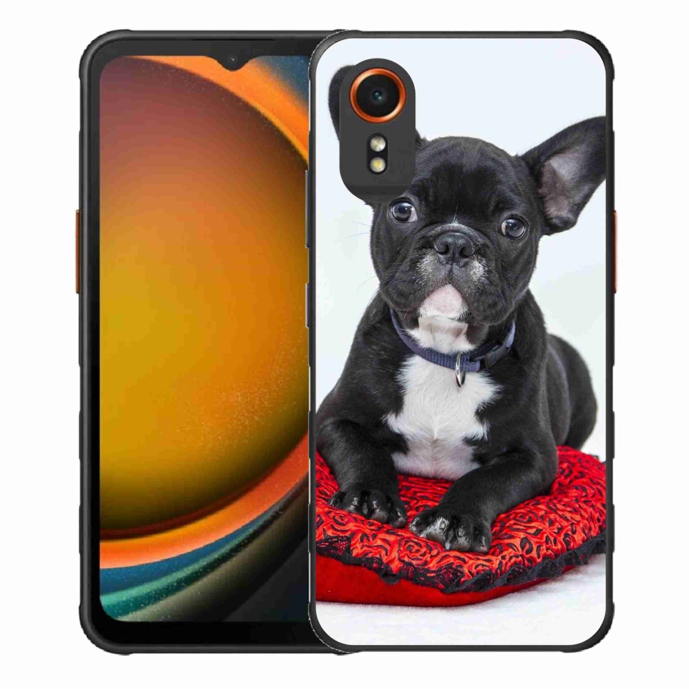 Gelový obal mmCase na Samsung Galaxy Xcover 7 - buldok