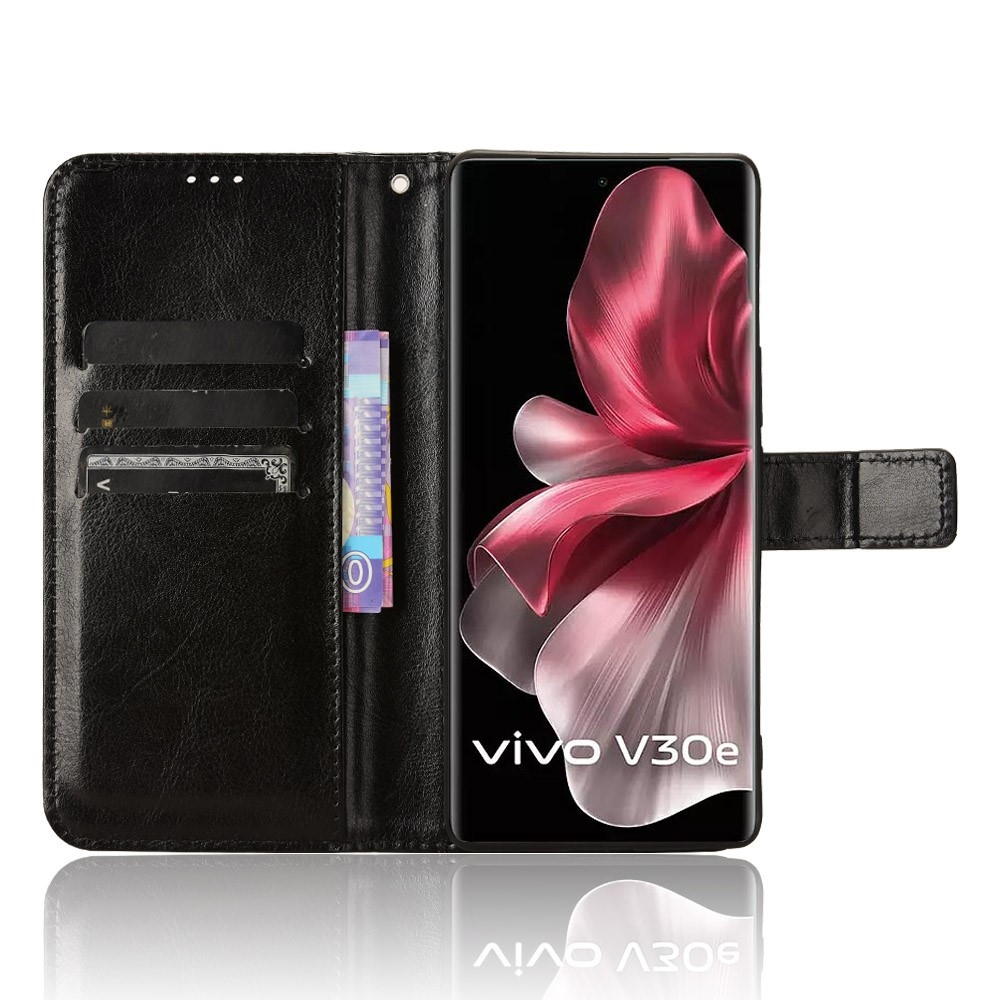 Crazy knížkové pouzdro na Vivo V40 Lite 5G - černé