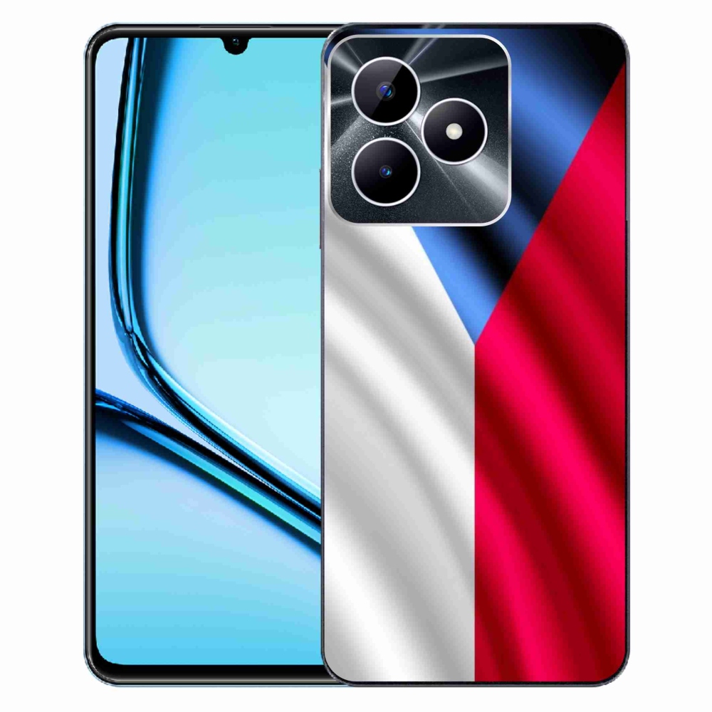 Gelový kryt mmCase na Realme Note 50 - česká vlajka