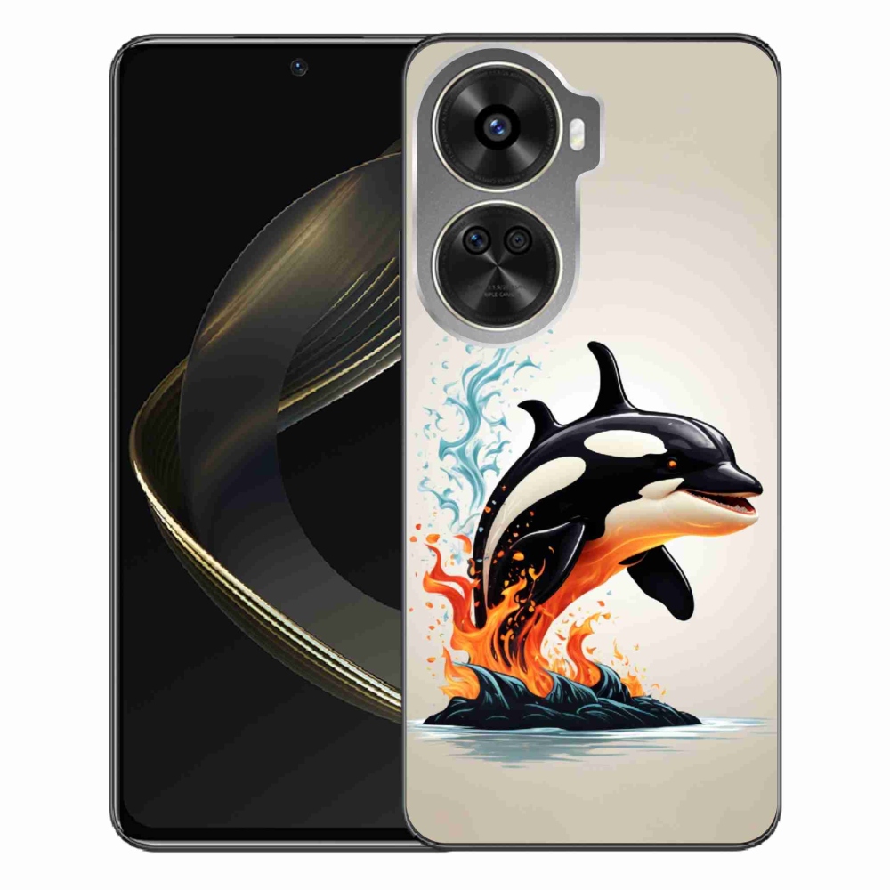 Gelový kryt mmCase na Huawei Nova 12 SE - kosatka
