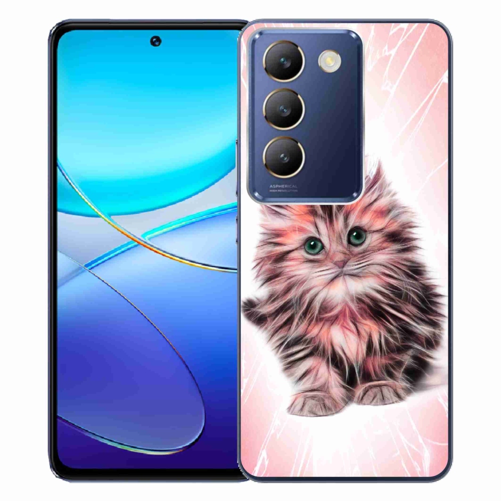 Gelový kryt mmCase na Vivo V40 SE 4G/5G - roztomilé kotě