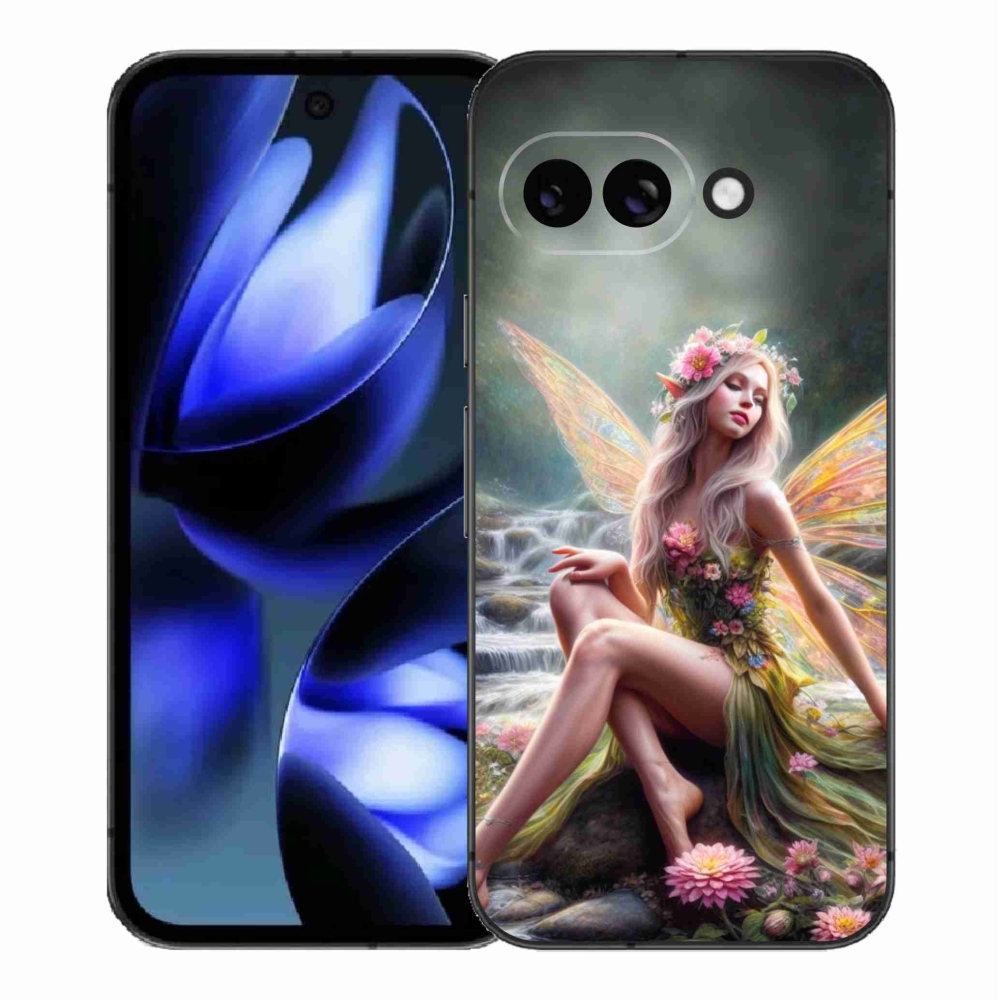 Gelový kryt mmCase na Google Pixel 9a - motýlí žena 1