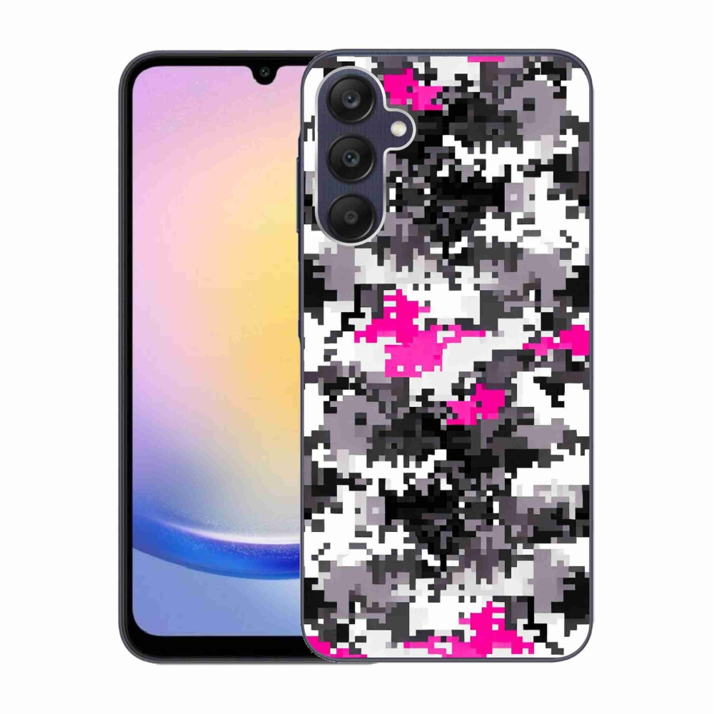 Gelový kryt mmCase na Samsung Galaxy A25 5G - maskáčový vzor 4