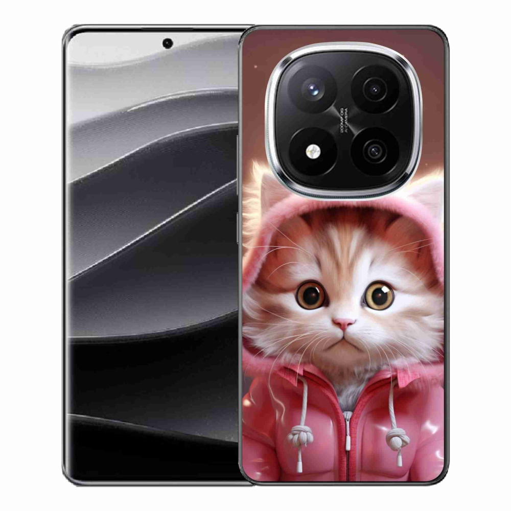 Gelový kryt mmCase na Xiaomi Redmi Note 14 Pro+ 5G - roztomilé kotě 3