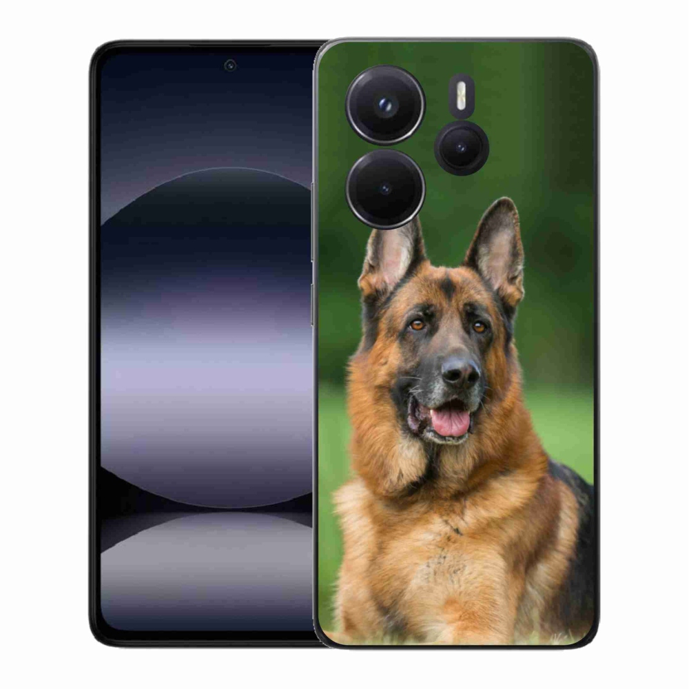 Gelový kryt mmCase na Xiaomi Redmi Note 14 - německý ovčák