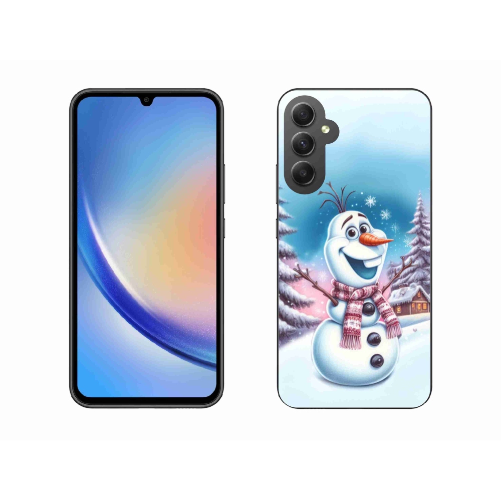 Gelový kryt mmCase na Samsung Galaxy A34 5G - ledové království