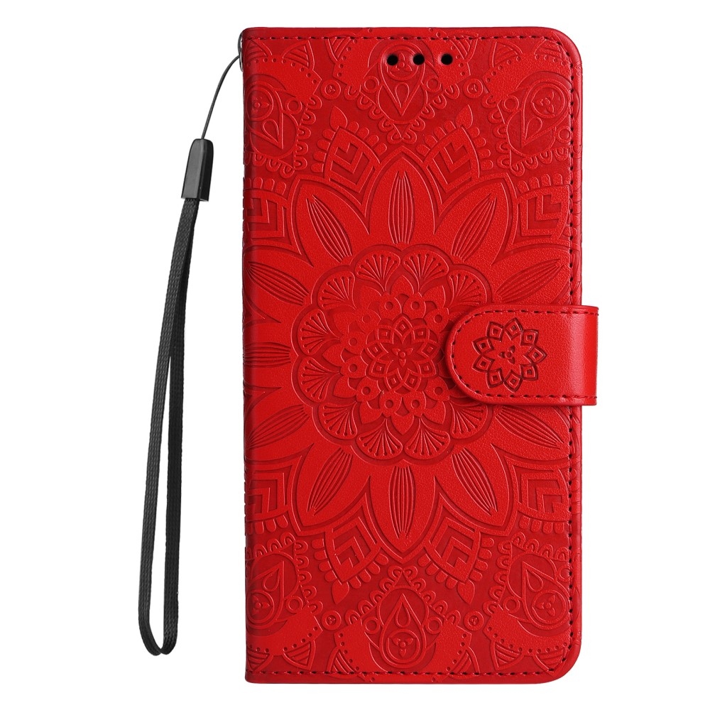 Sunflower knížkové pouzdro na Huawei Nova 12 SE - červené