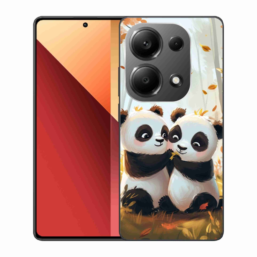 Gelový kryt mmCase na Xiaomi Redmi Note 13 Pro 4G/Poco M6 Pro - pandy