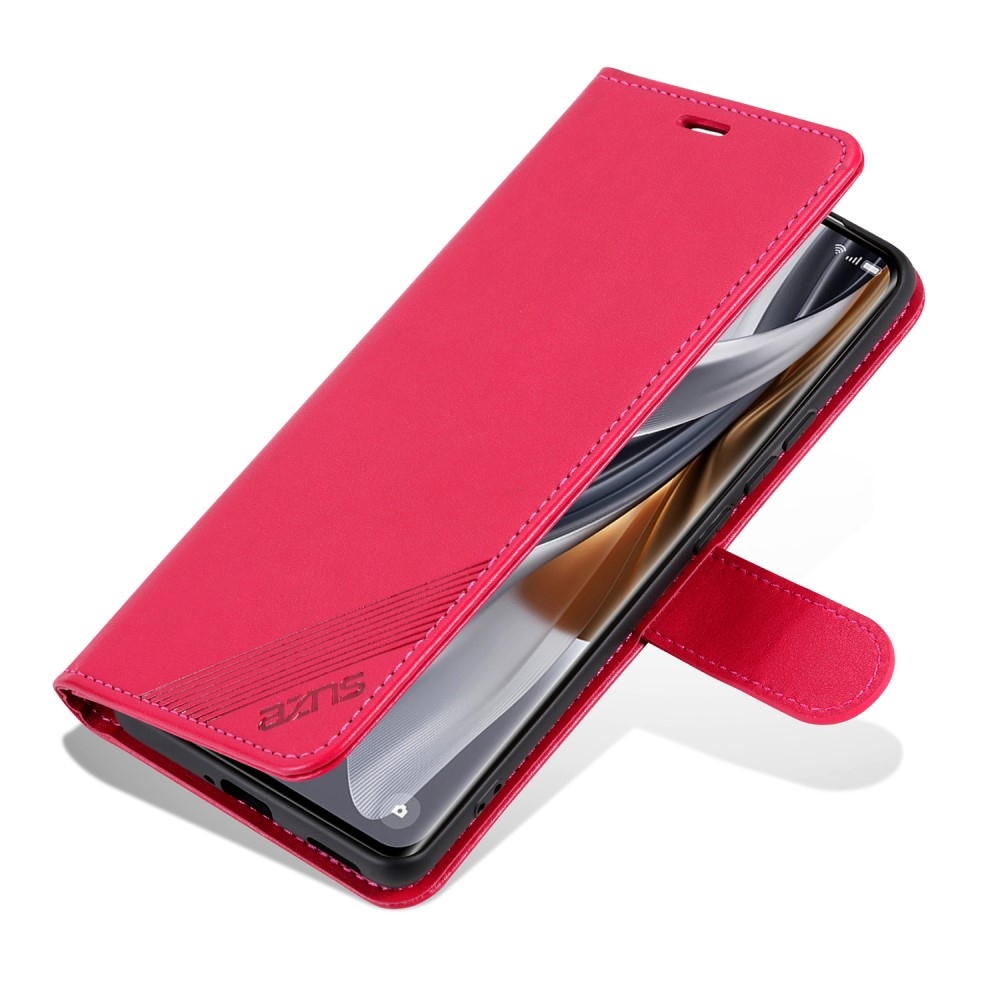 AZNS knížkové pouzdro na Xiaomi Redmi Note 14 Pro 5G/Poco X7 5G - červené