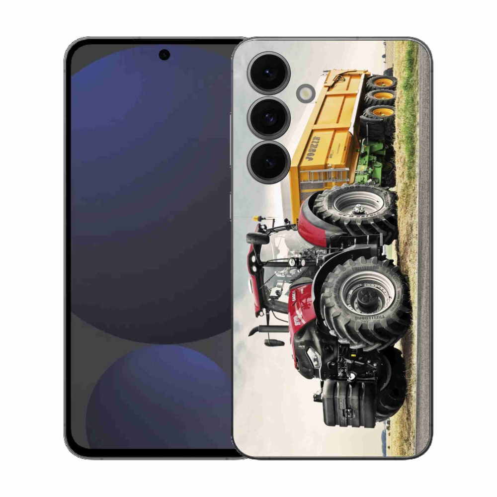 Gelový kryt mmCase na Samsung Galaxy S25 FE - traktor 3