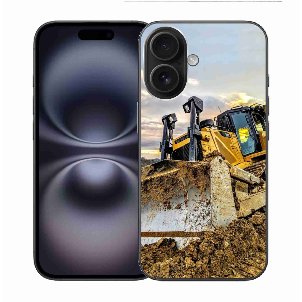 Gelový kryt mmCase na iPhone 16 - bagr