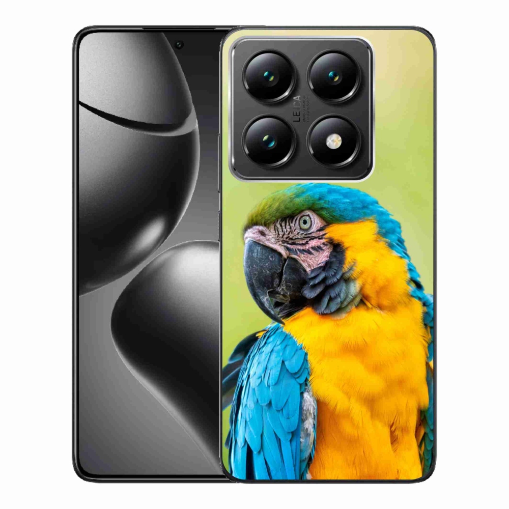 Gelový kryt mmCase na Xiaomi 14T Pro - papoušek ara 2