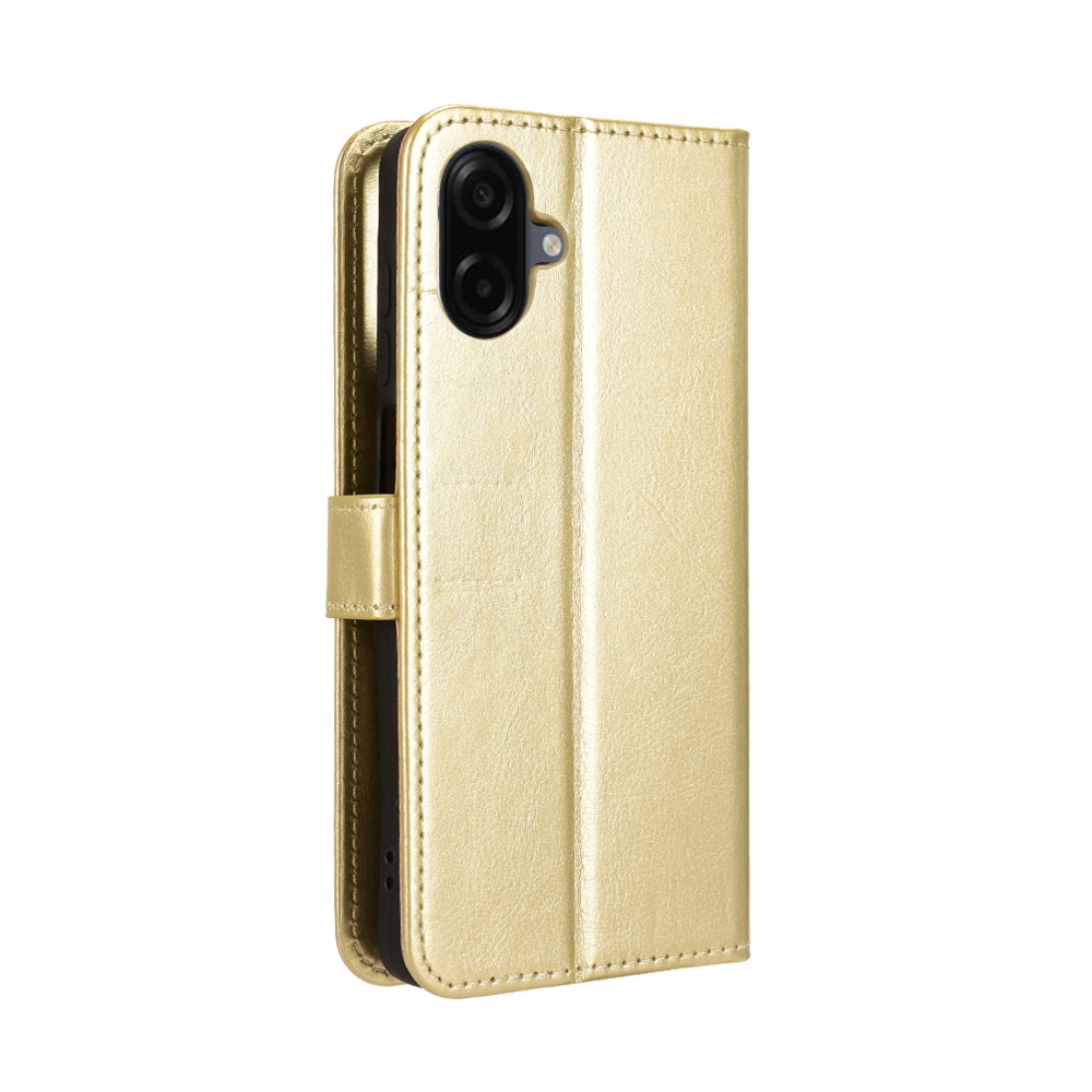 Crazy knížkové pouzdro na Samsung Galaxy A07 4G - zlaté
