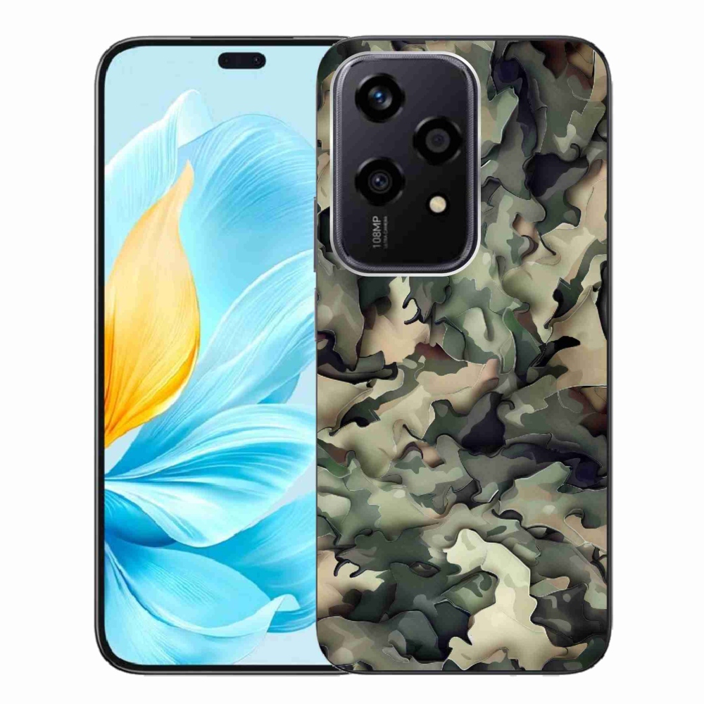 Gelový kryt mmCase na Honor 200 Lite 5G - maskáčový vzor 9
