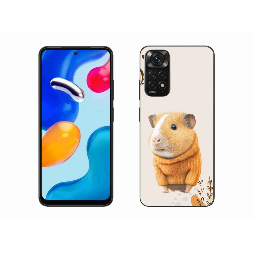 Gelový kryt mmCase na Xiaomi Redmi Note 11S 4G - morče ve svetru