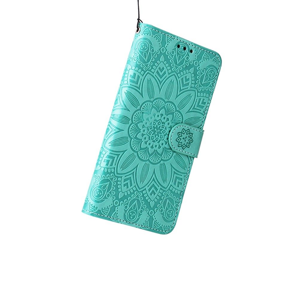 Sunflower knížkové pouzdro na Realme 14 Pro+ 5G - modrozelené