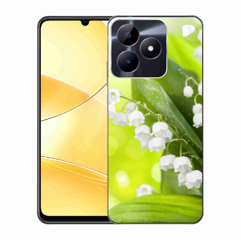 Gelový kryt mmCase na Realme C51/C53 - konvalinka