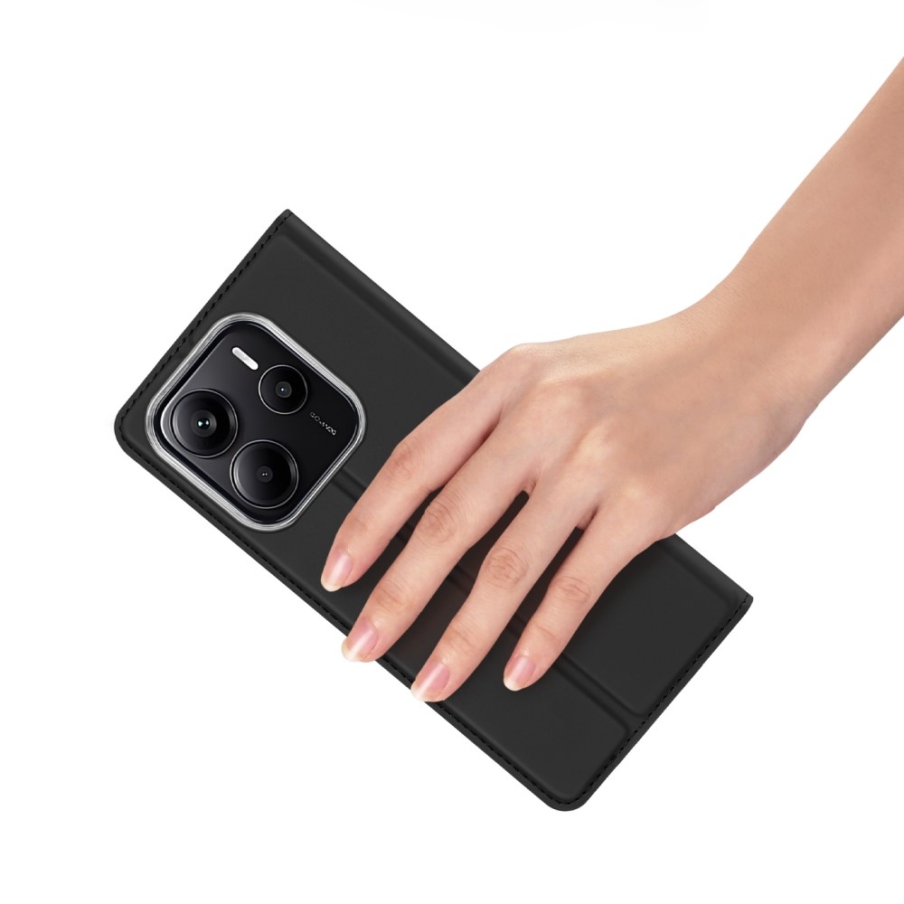 DUX knížkové pouzdro na Xiaomi Redmi Note 14 5G - černé