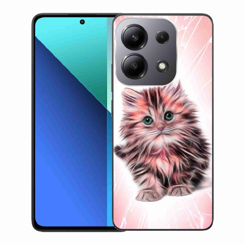 Gelový kryt mmCase na Xiaomi Redmi Note 13 - roztomilé kotě