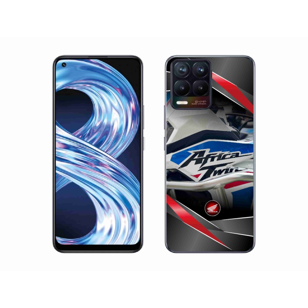 Gelový kryt mmCase na Realme 8 4G - motorka honda