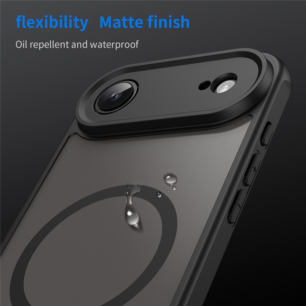 Case matný gelový obal s MagSafe na iPhone 17 Air - černý