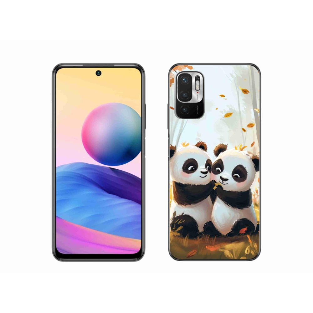 Gelový kryt mmCase na Xiaomi Poco M3 Pro/5G - pandy