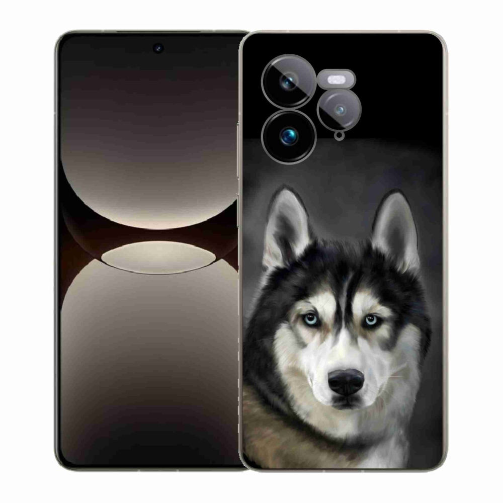 Gelový kryt mmCase na Realme GT 7 Pro 5G - husky