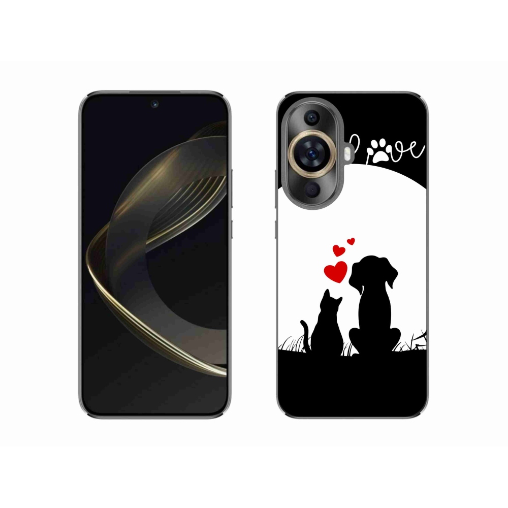 Gelový obal mmCase na Huawei Nova 11 - zvířecí láska