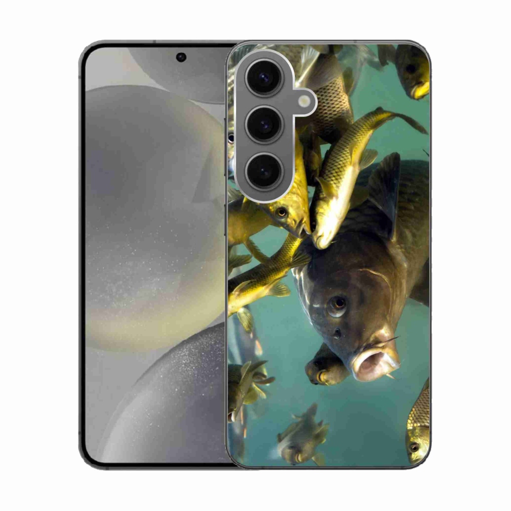 Gelový obal mmCase na Samsung Galaxy S24 - hejno ryb