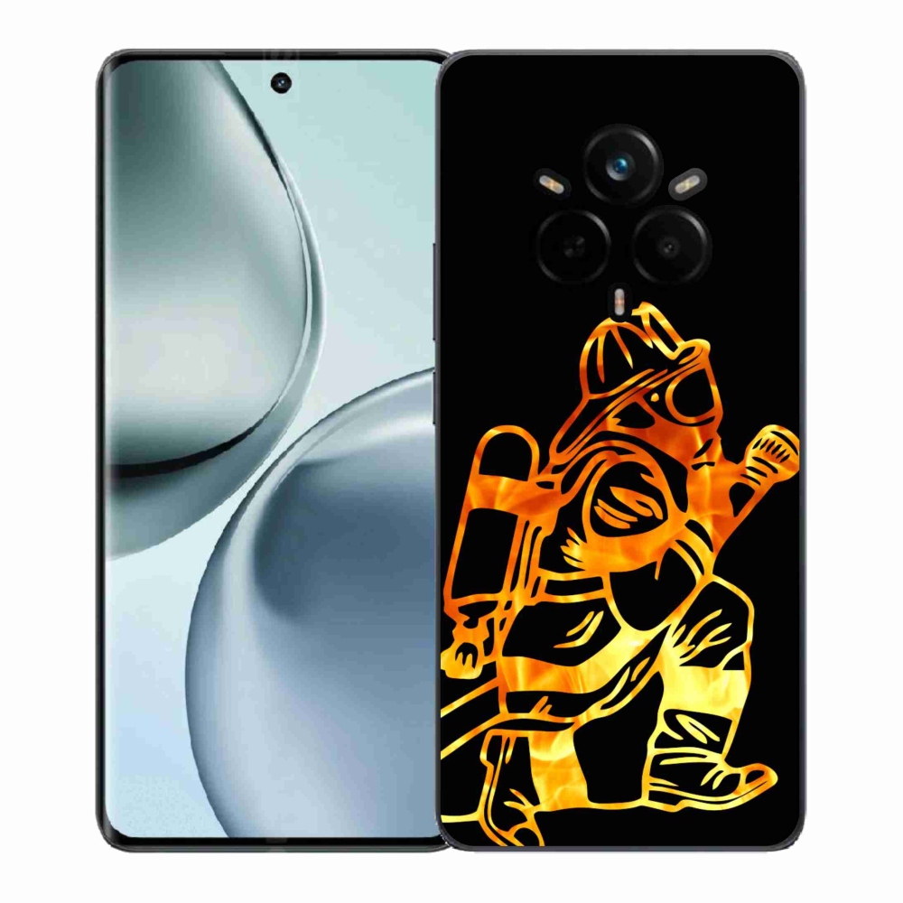 Gelový kryt mmCase na Realme 14 Pro+ 5G - hasič 1