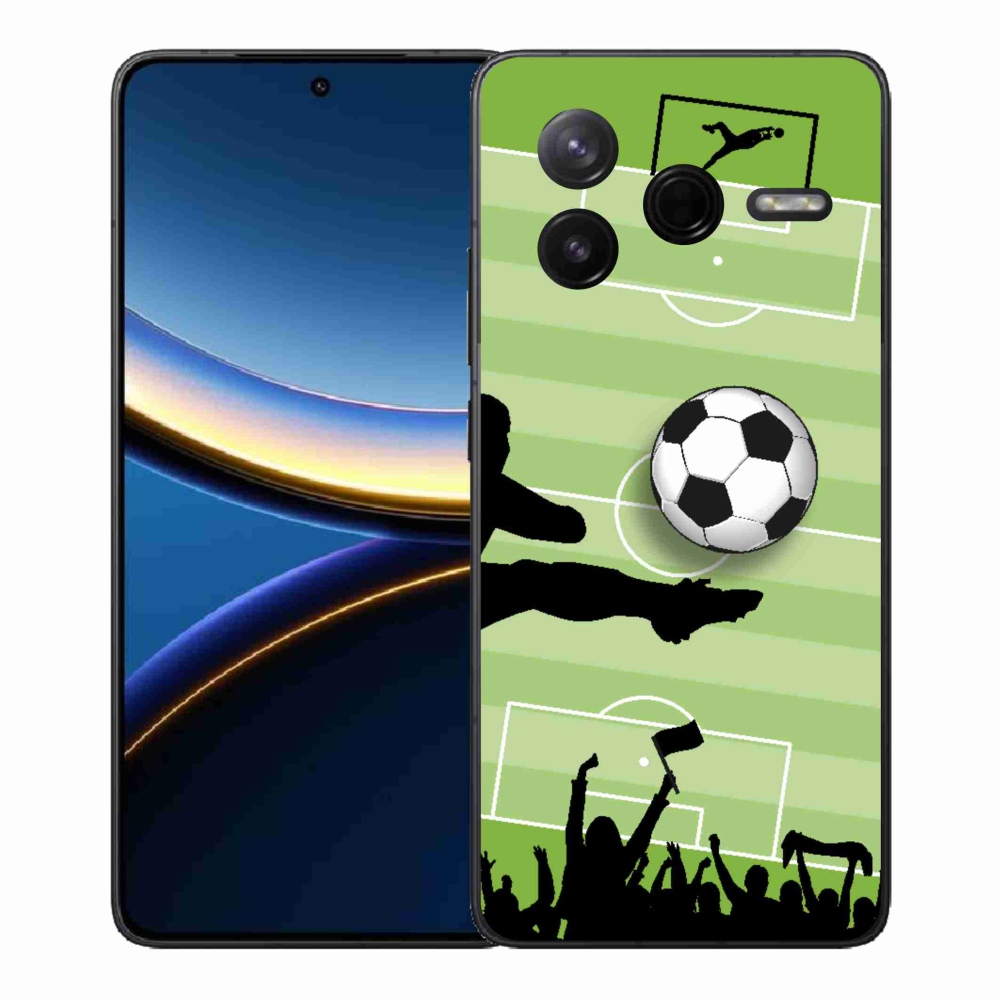 Gelový kryt mmCase na Xiaomi Poco F7 Pro - fotbal 3