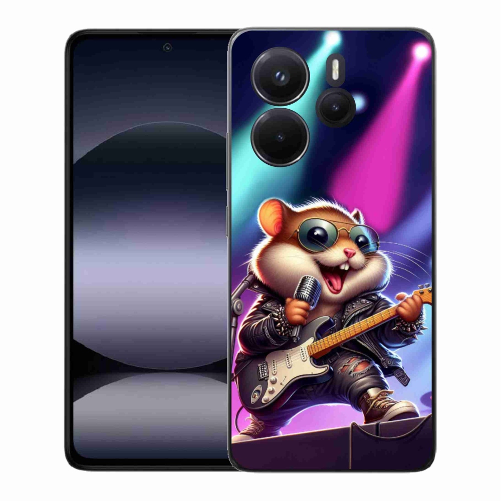 Gelový kryt mmCase na Xiaomi Redmi Note 14 - křeček rocker