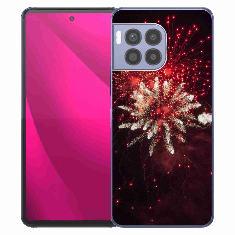 Gelový kryt mmCase na T-Mobile T Phone 2 Pro - ohňostroj