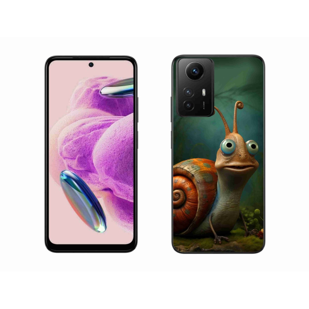 Gelový kryt mmCase na Xiaomi Redmi Note 12S - šnek