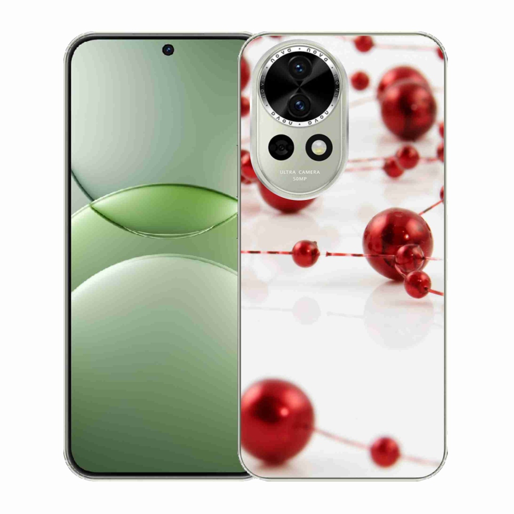 Gelový kryt mmCase na Huawei Nova 13 5G - vánoční řetěz