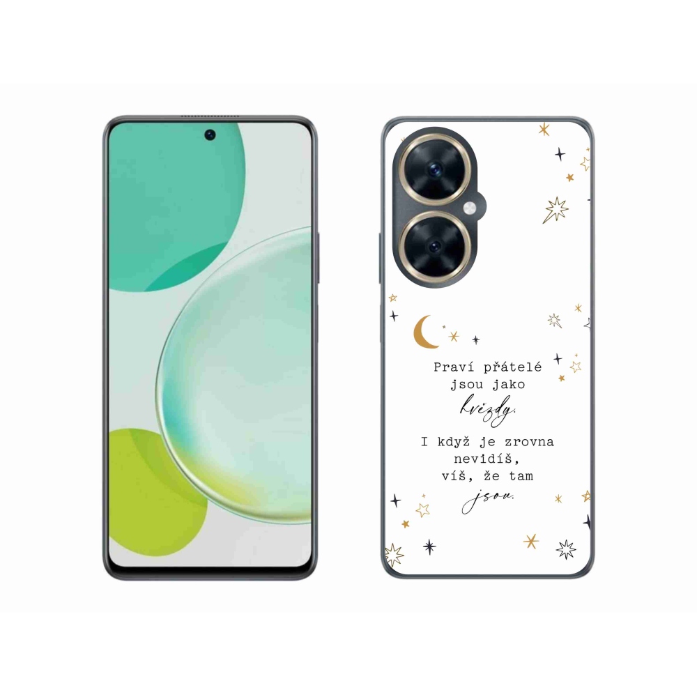 Gelový kryt mmCase na Huawei Nova 11i - citát 6 bílé pozadí