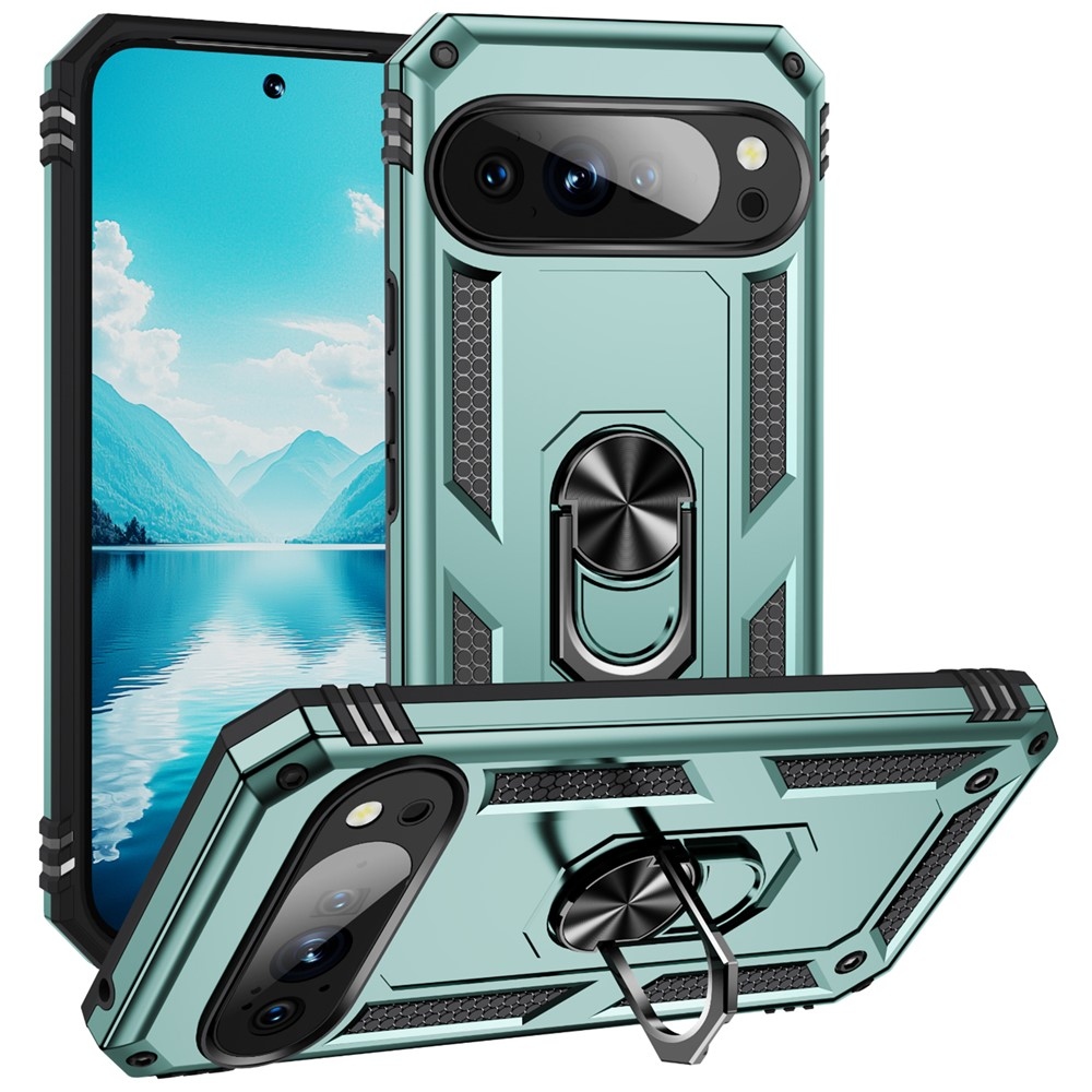 Ring odolný kryt na Google Pixel 10 Pro/Pixel 10 - zelený